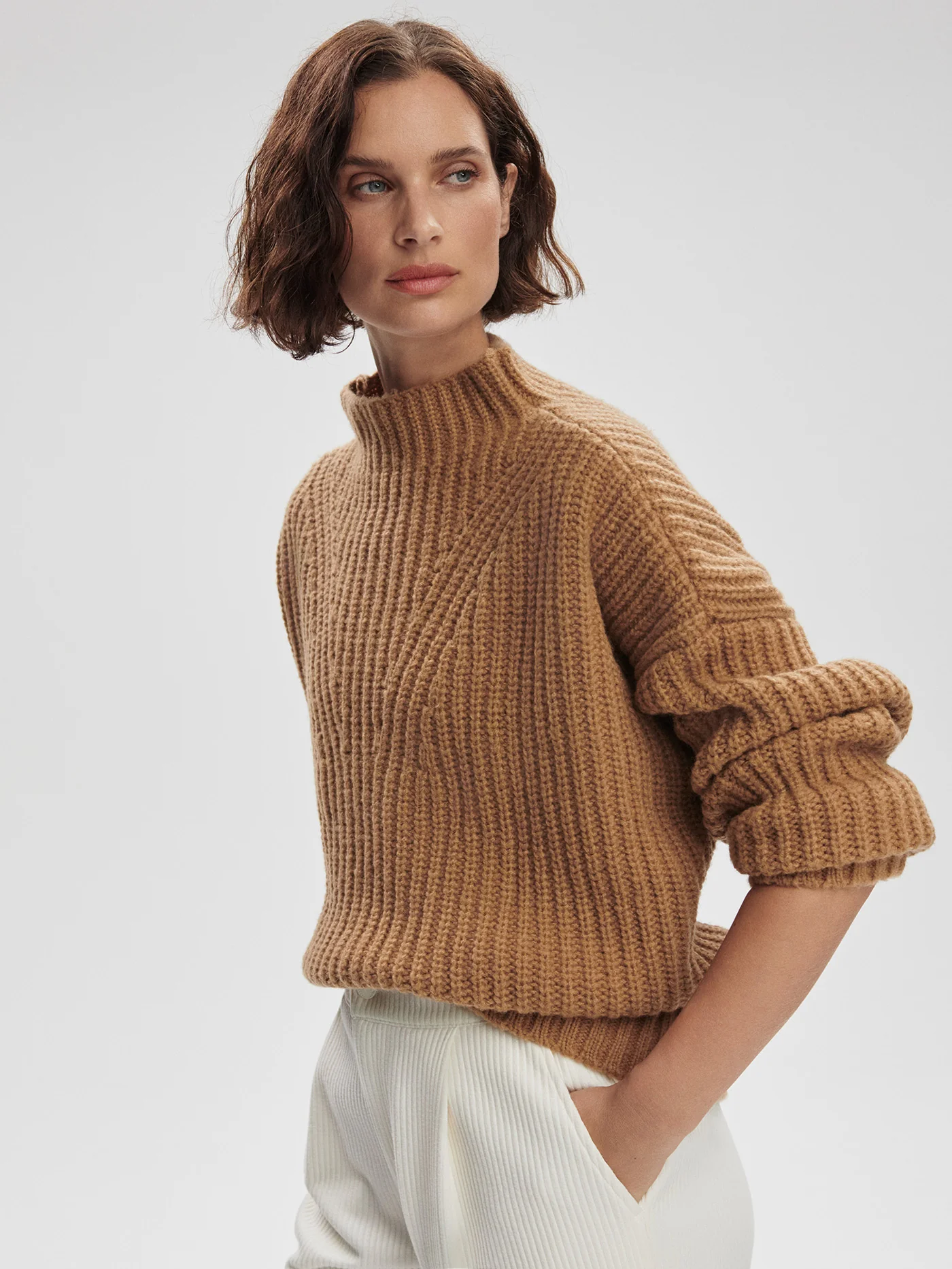 Blossom Mock Neck Knit Sweater 4 Blossom Mock Neck Knit Sweater