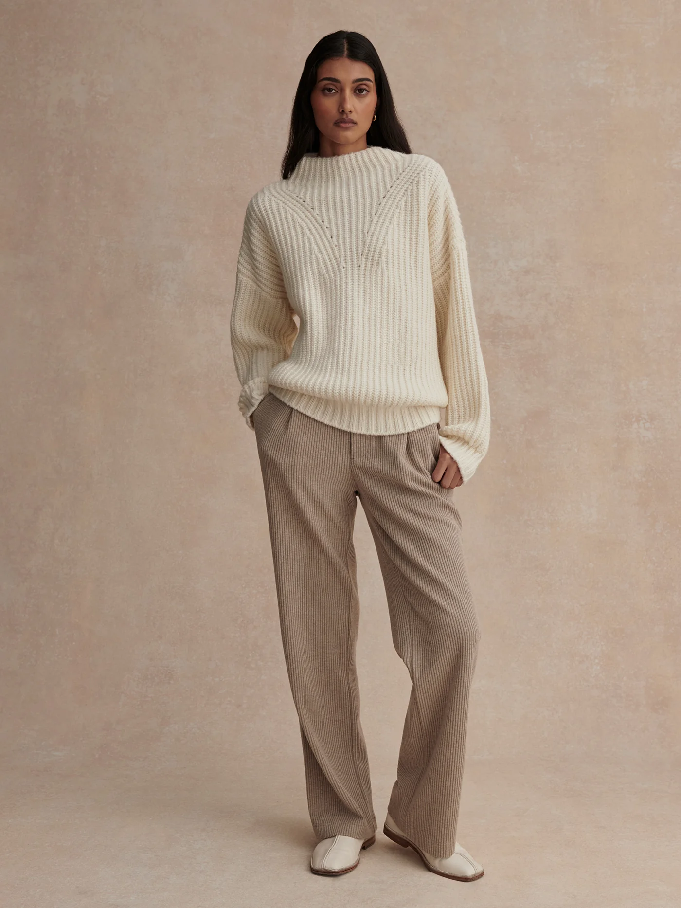 Blossom Mock Neck Knit Sweater 7 Blossom Mock Neck Knit Sweater