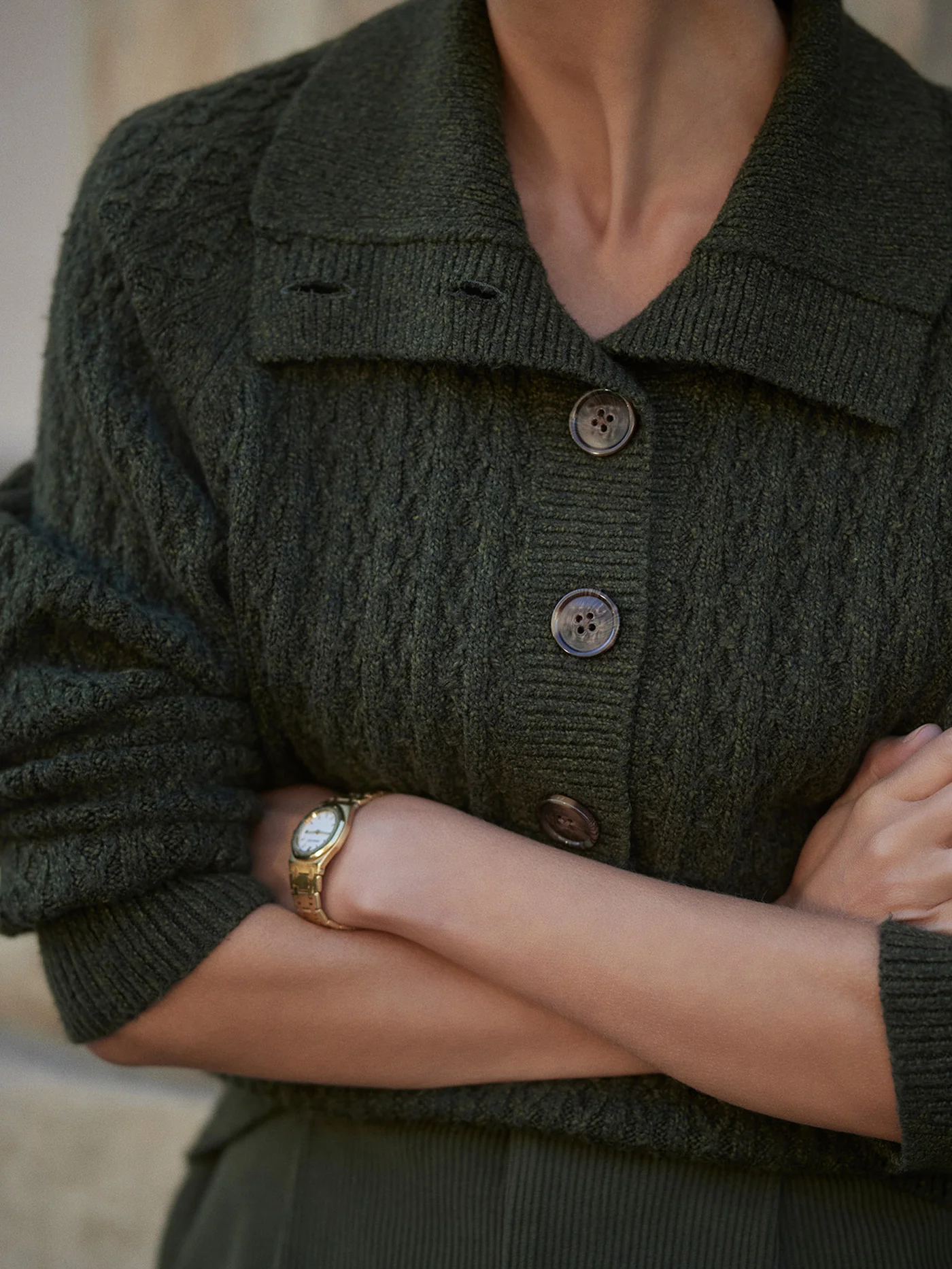 Bridget Half-Button Sweater 2 Bridget Half-Button Sweater