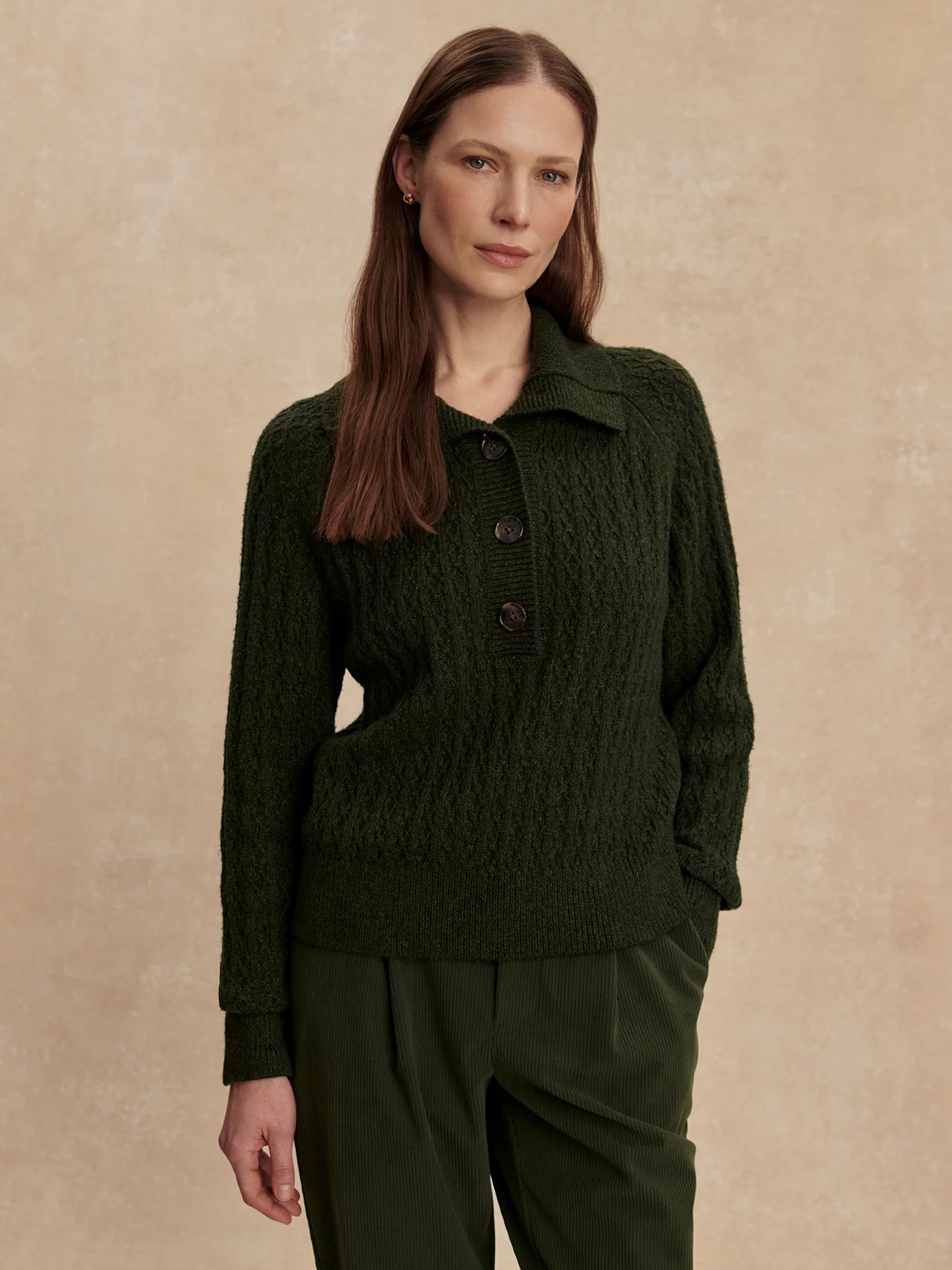Bridget Half-Button Sweater 3 Bridget Half-Button Sweater