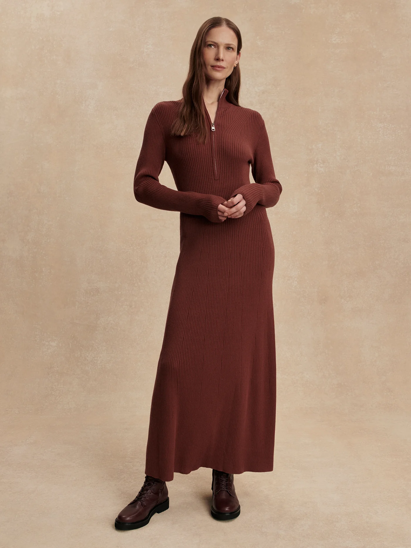 Burnet Zip Knit Maxi Dress 2 Burnet Zip Knit Maxi Dress