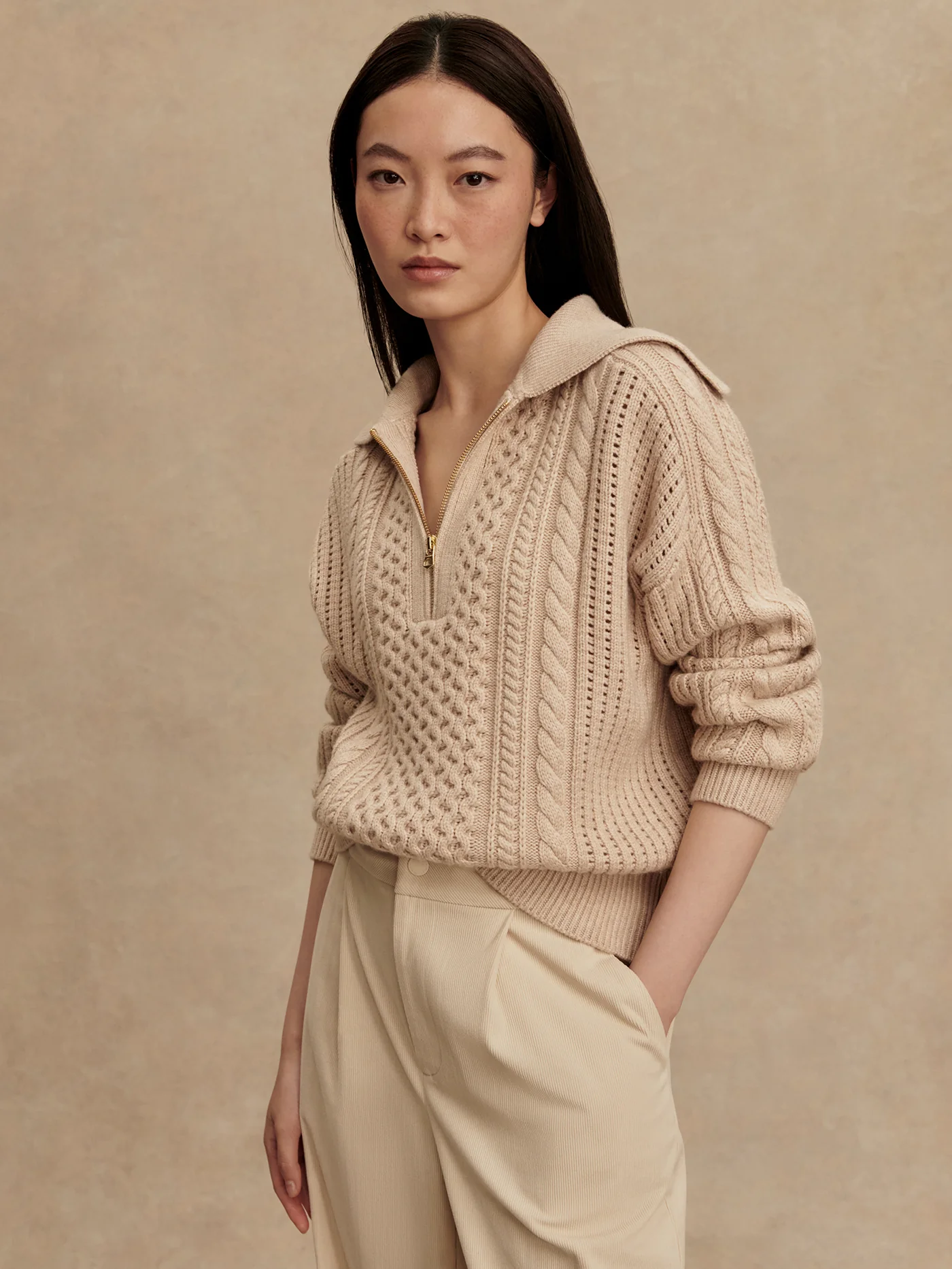 Camello Cable Half Zip 2.0