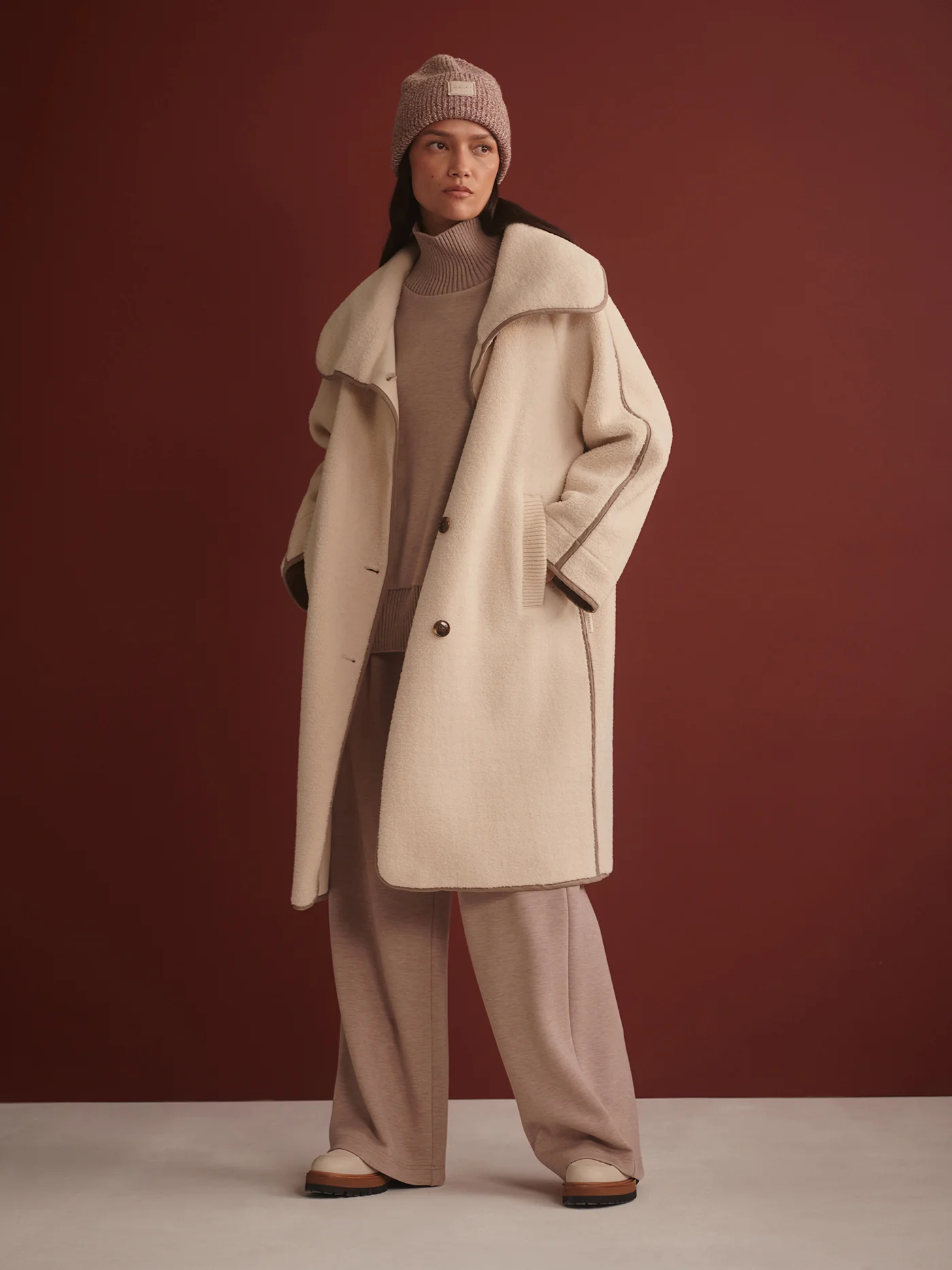 Clemence Sherpa Coat