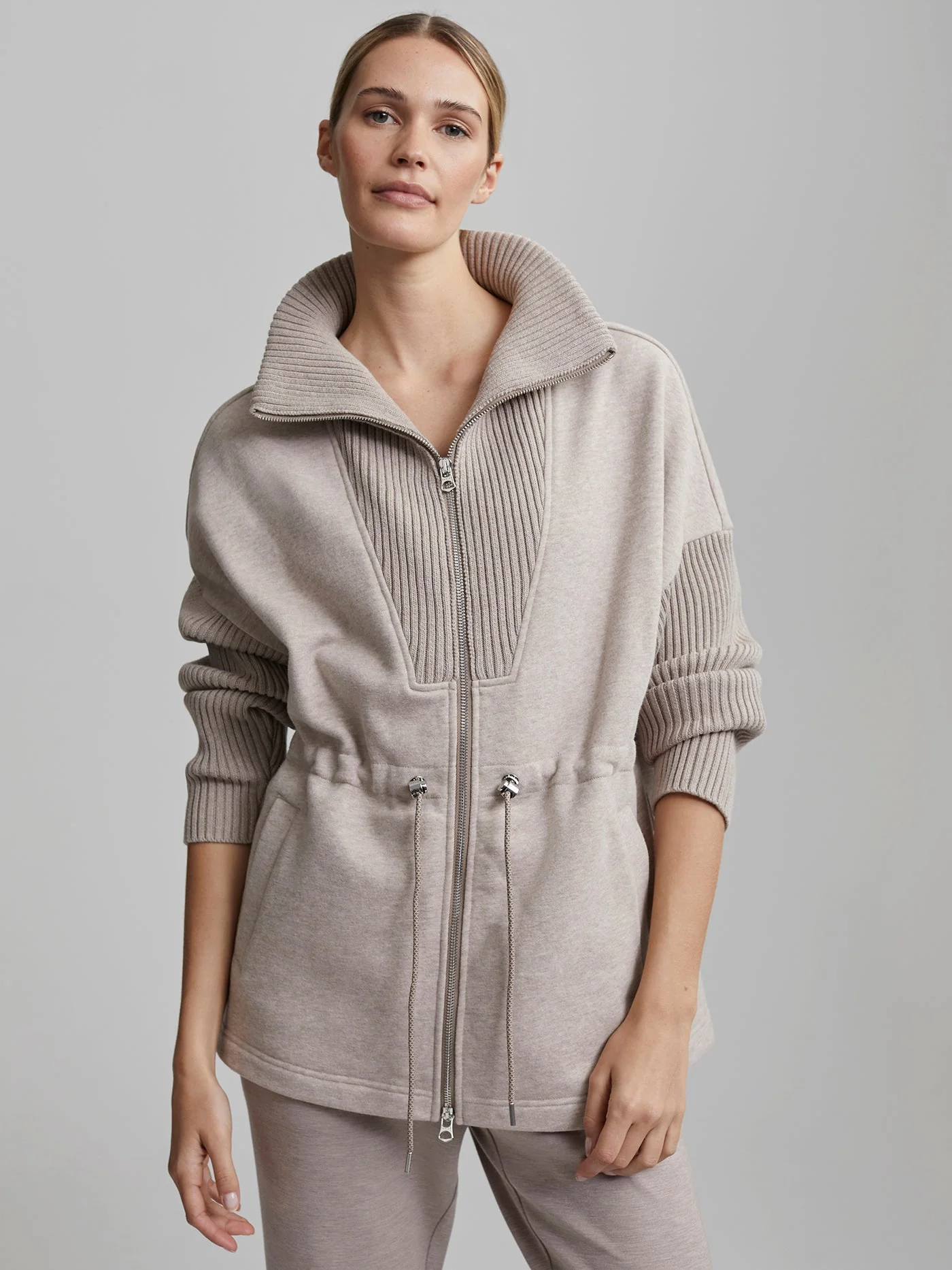 Cotswold Longline Zip-Through Sweat