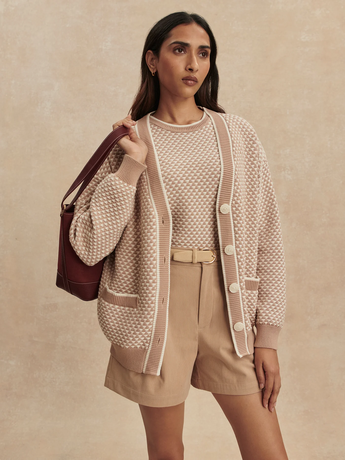 Tarran Stitch Knit Cardigan 4 Tarran Stitch Knit Cardigan