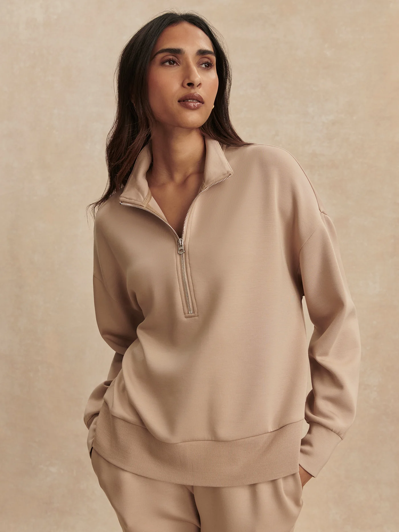 Mavis Mock Neck Sweat