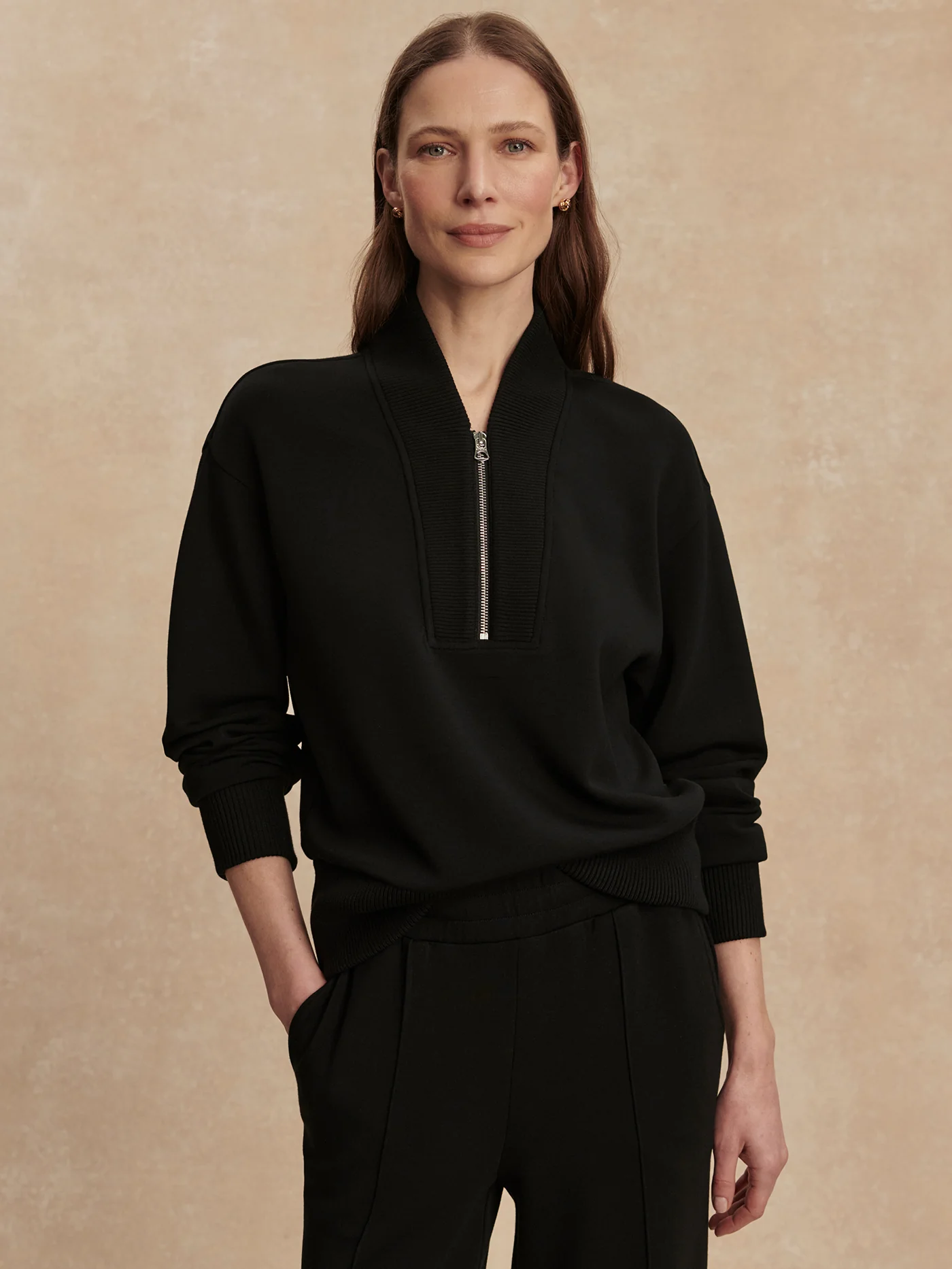 Sally Half Zip Sweat 15 Sally Half Zip Sweat