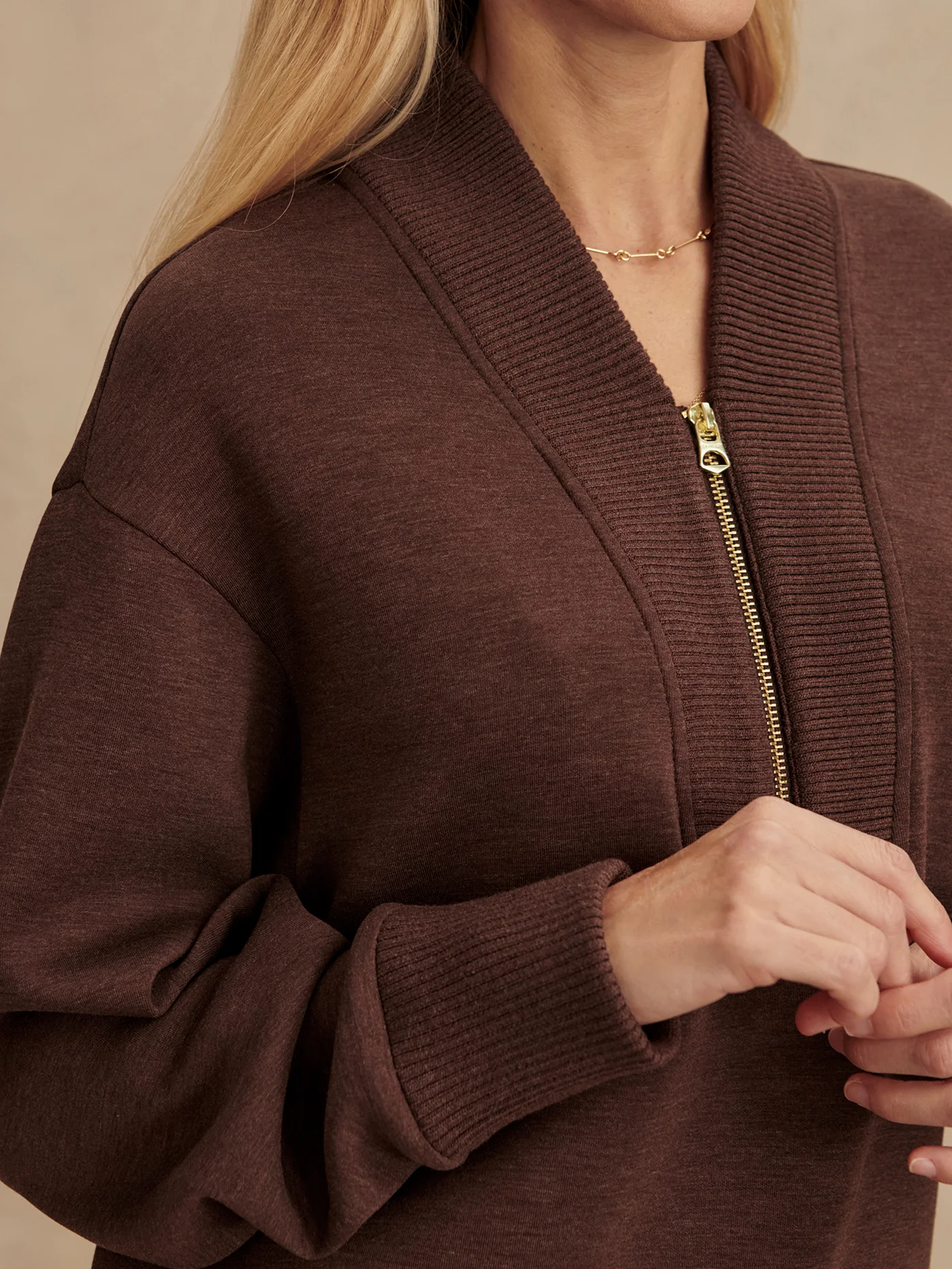 Sally Half Zip Sweat 4 Sally Half Zip Sweat