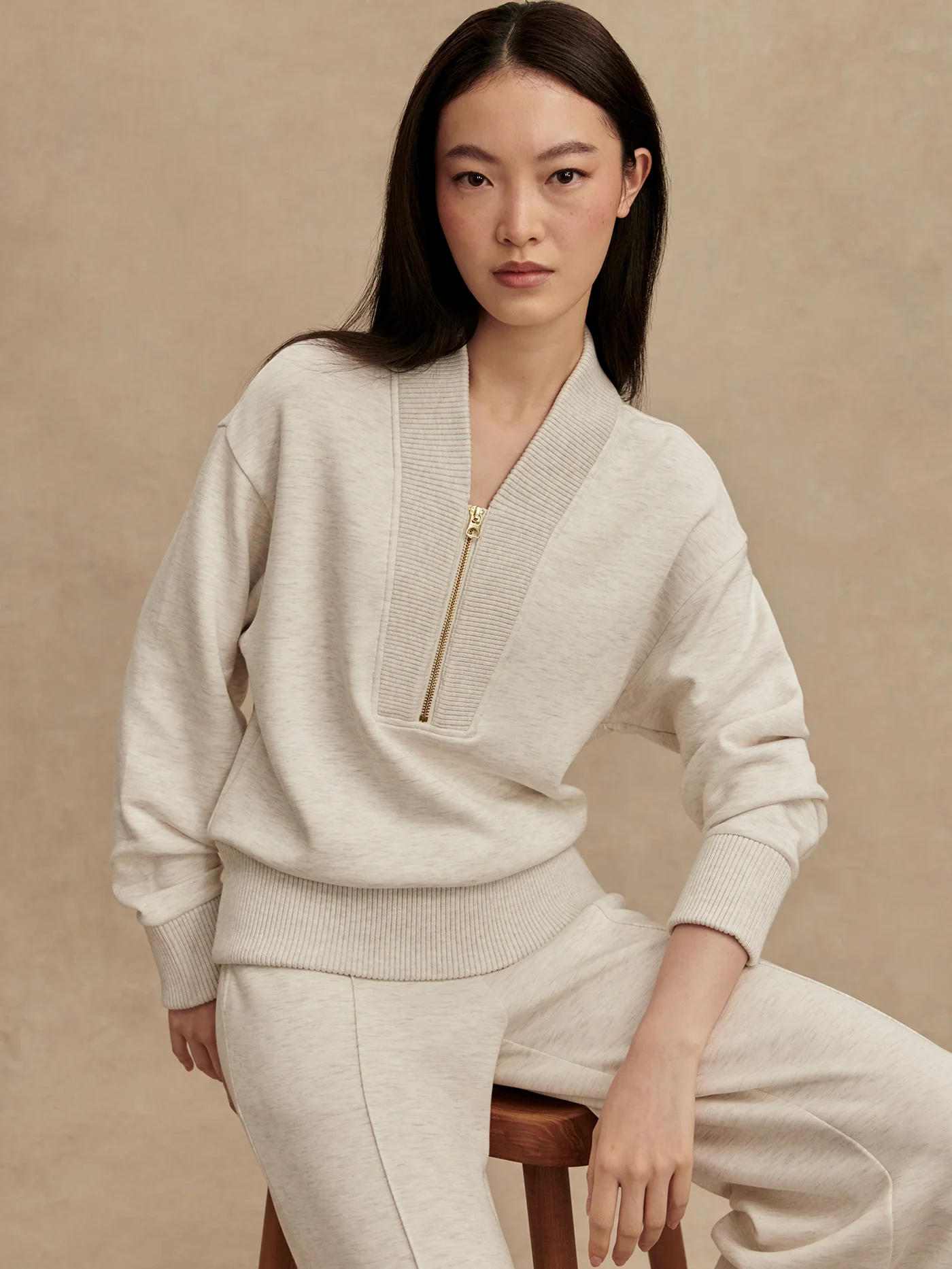 Sally Half Zip Sweat 7 Sally Half Zip Sweat