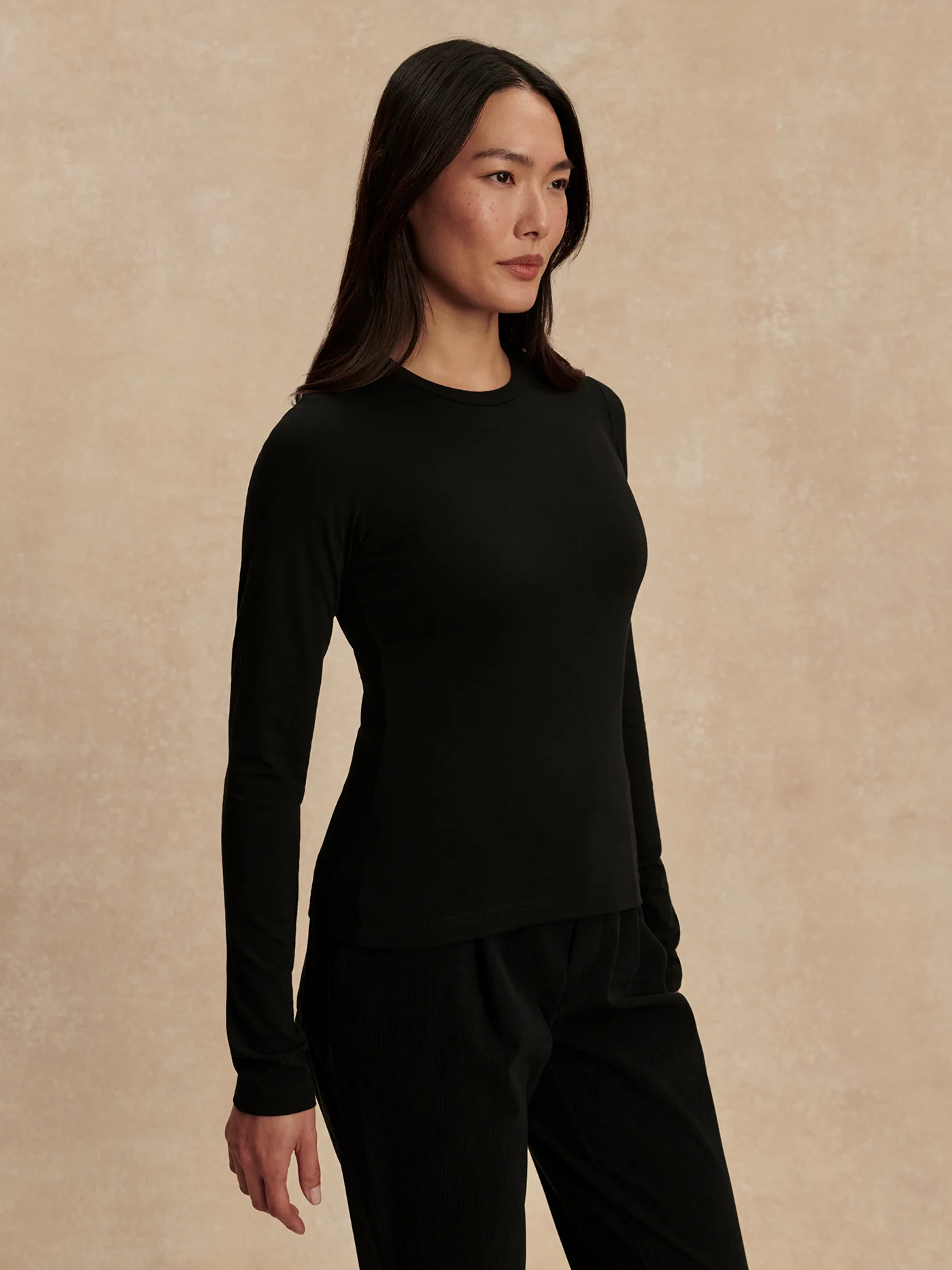 Edna Long Sleeve Fitted Tee 3 Edna Long Sleeve Fitted Tee