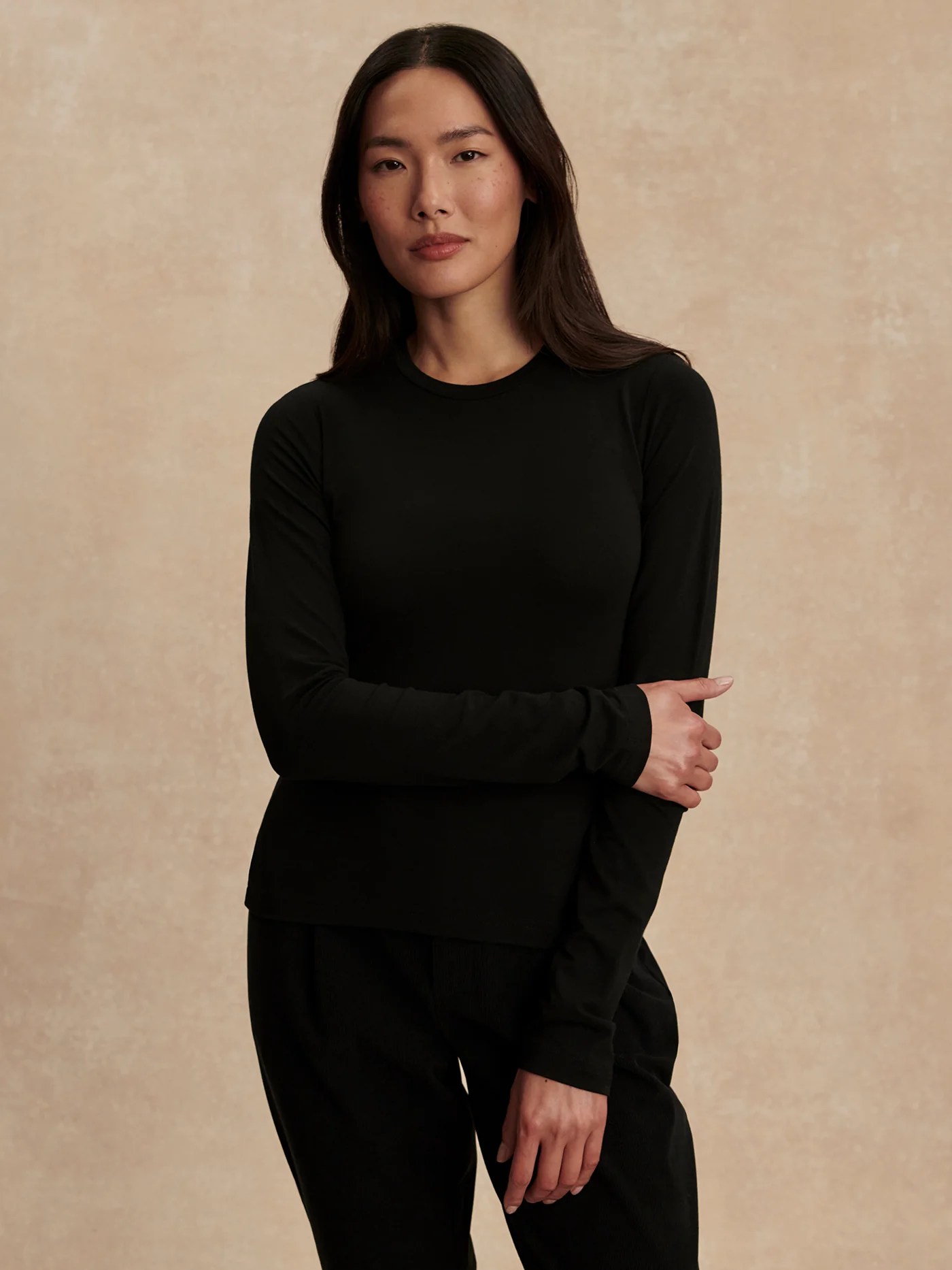 Edna Long Sleeve Fitted Tee 4 Edna Long Sleeve Fitted Tee