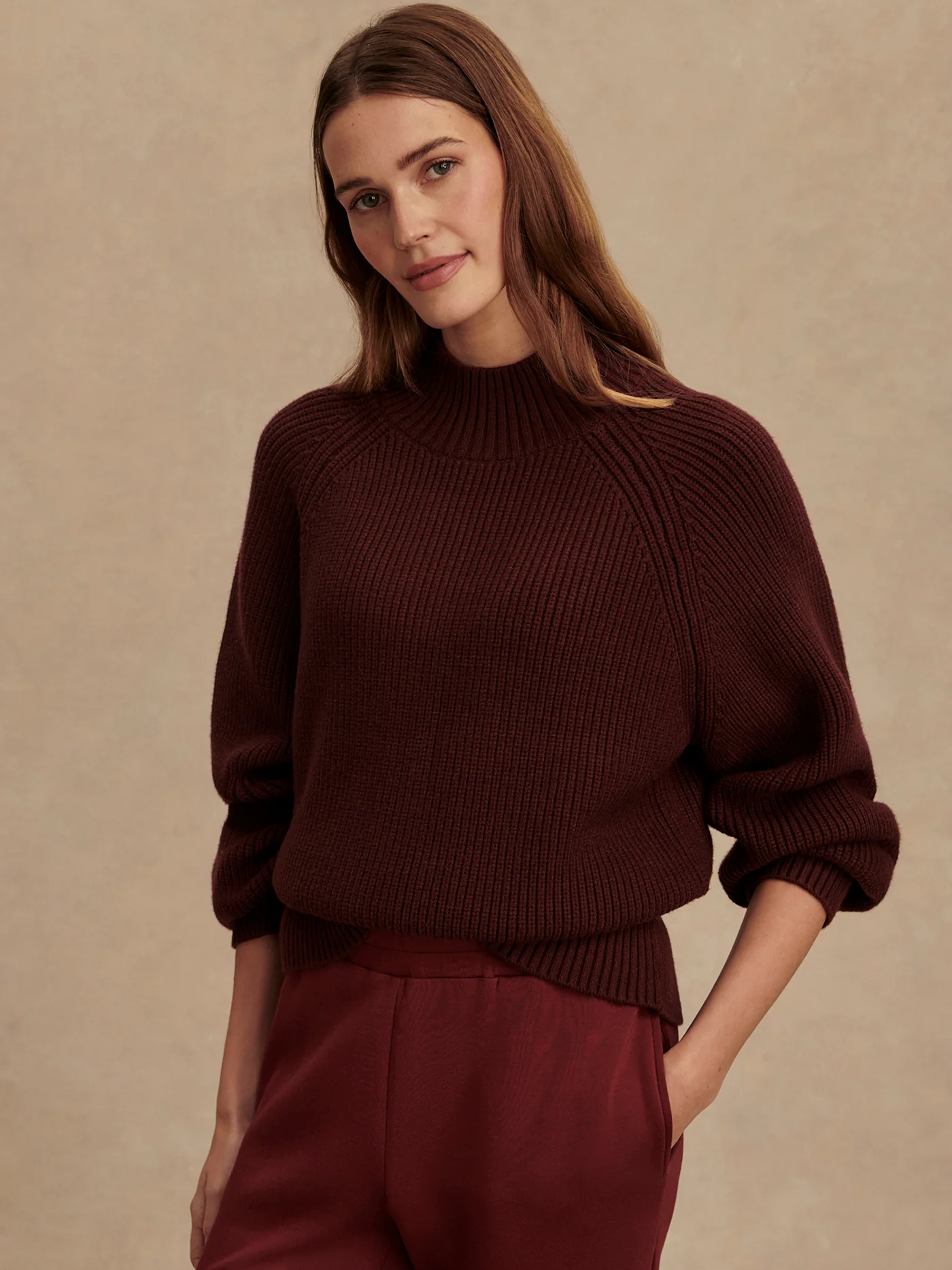 Martina High Neck Rib Knit 2 Martina High Neck Rib Knit