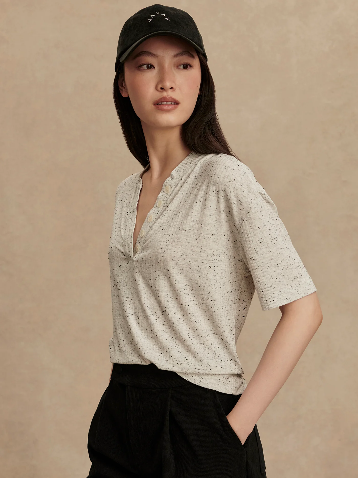 Odette Mock Placket Tee 8 Odette Mock Placket Tee