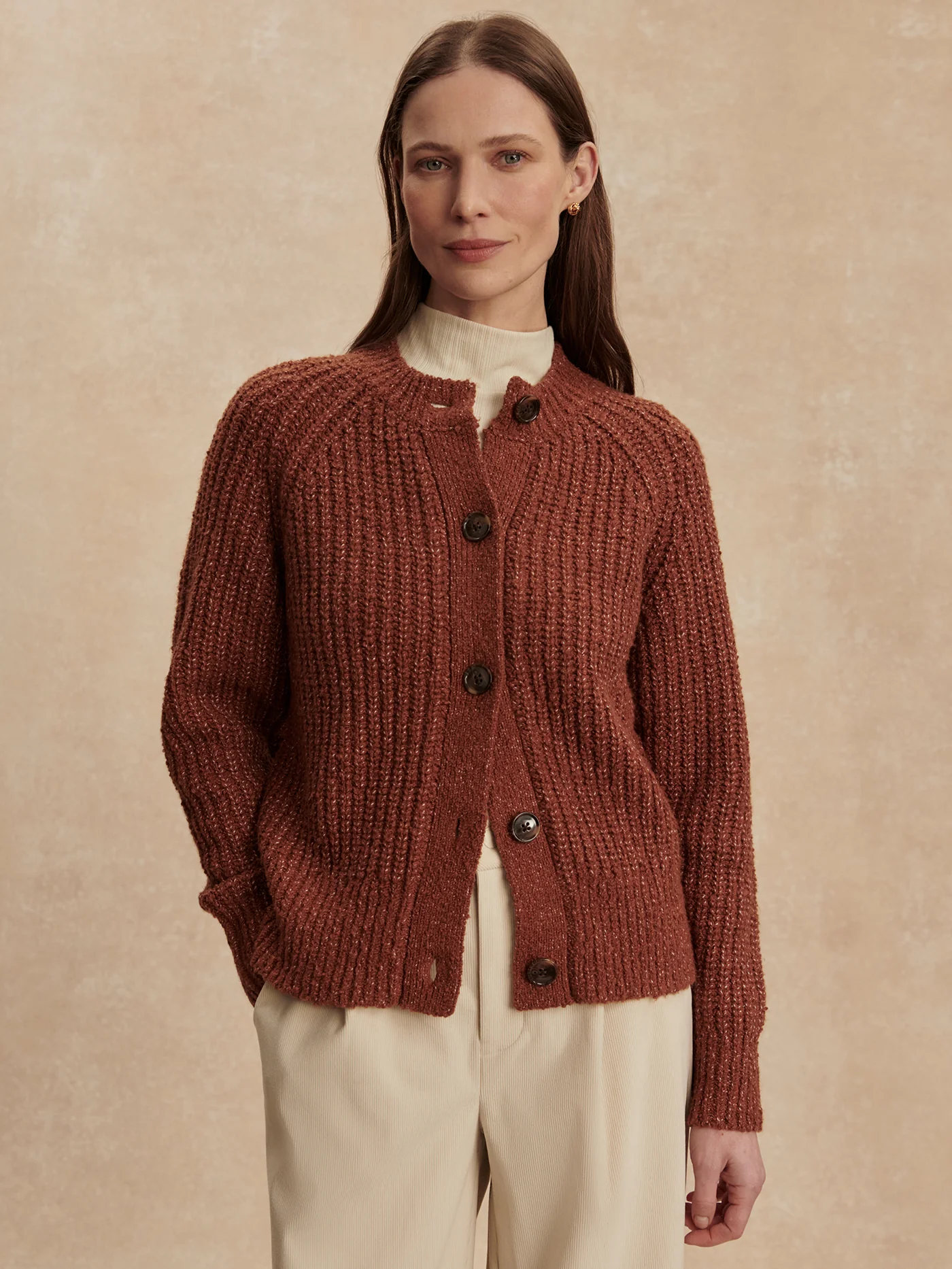 Florrie Boucle Knit Cardigan 4 Florrie Boucle Knit Cardigan