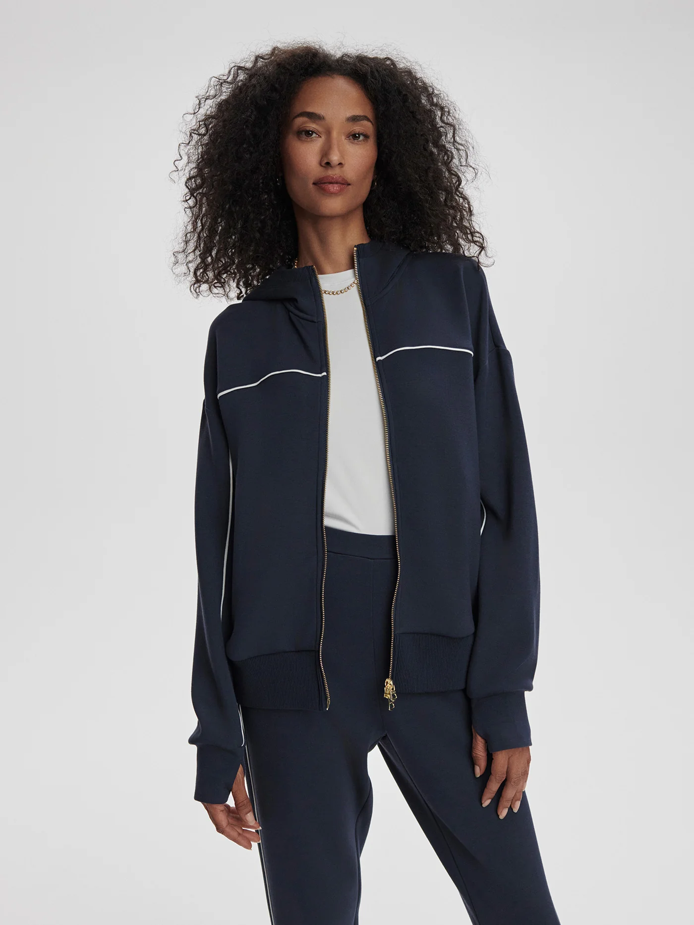 Gia Zip Through Hooded Sweat 3 Gia Zip Through Hooded Sweat