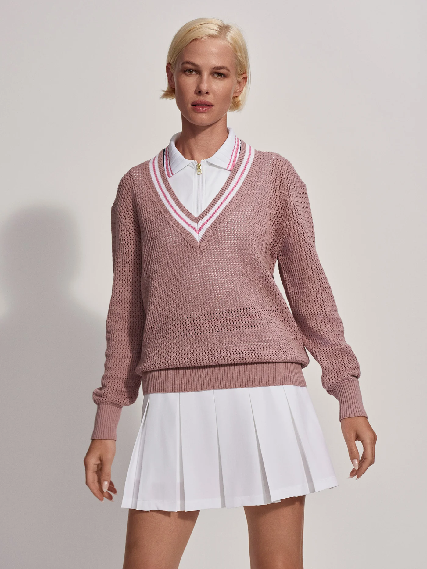 Hadley V-Neck Knit Sweater